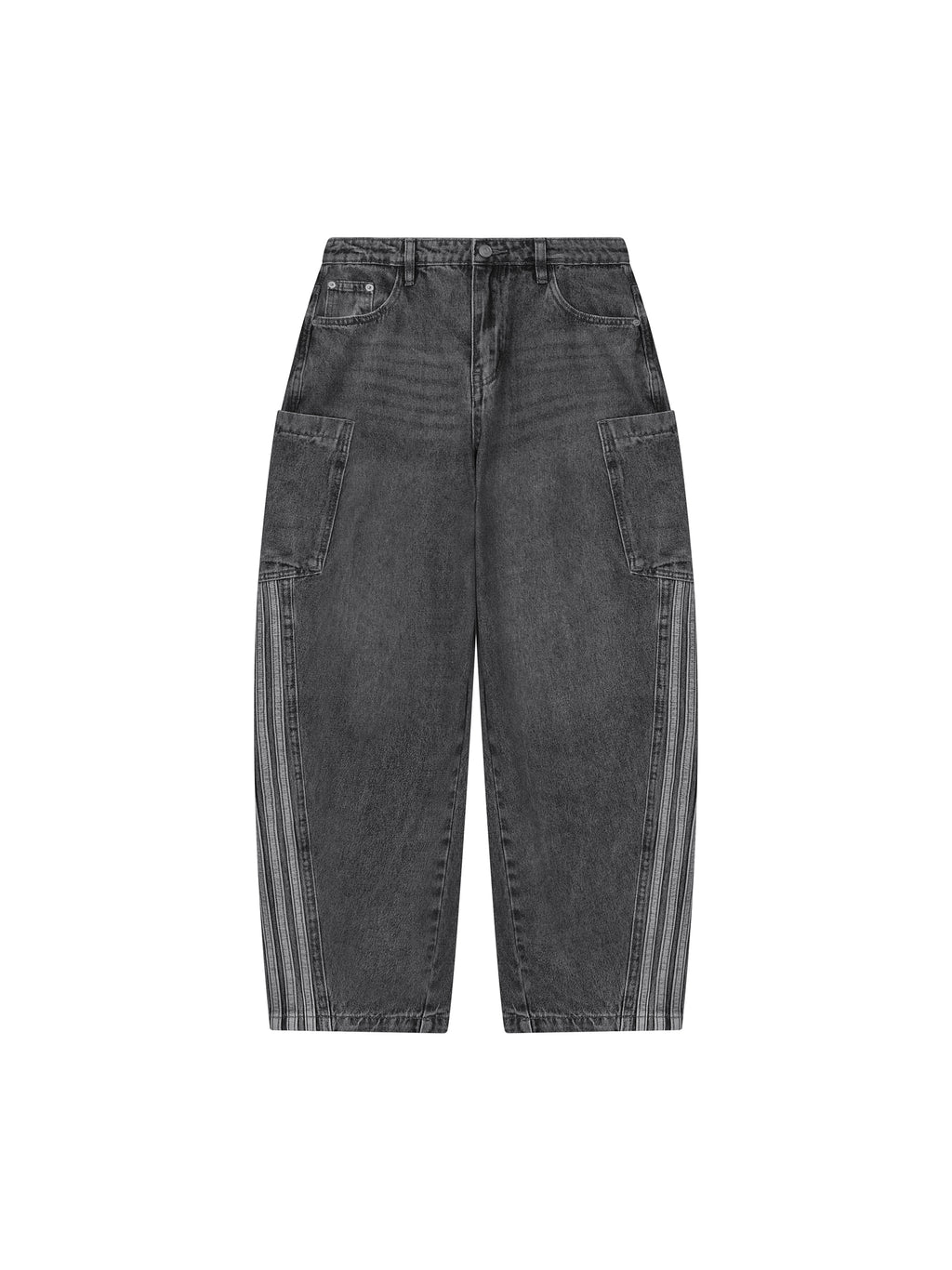 Women's Vintage Wash Barrel Leg Jeans
