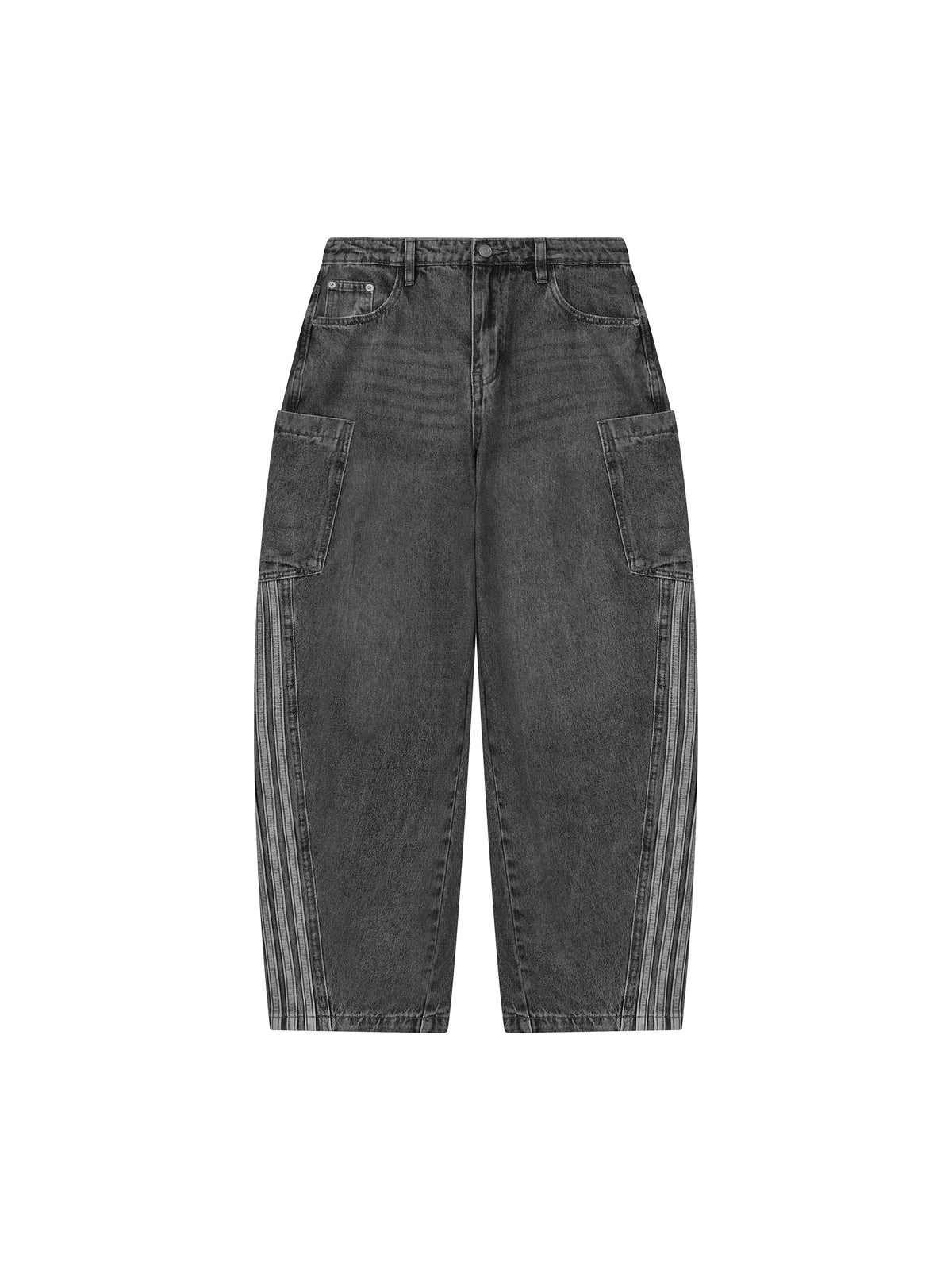 Women's Vintage Wash Barrel Leg Jeans