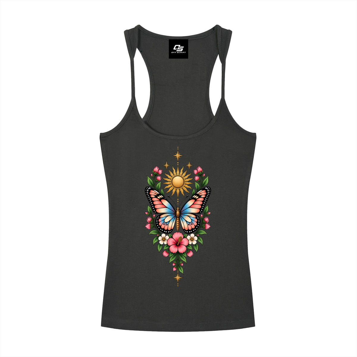 Celestial Butterfly Racerback Tank Top