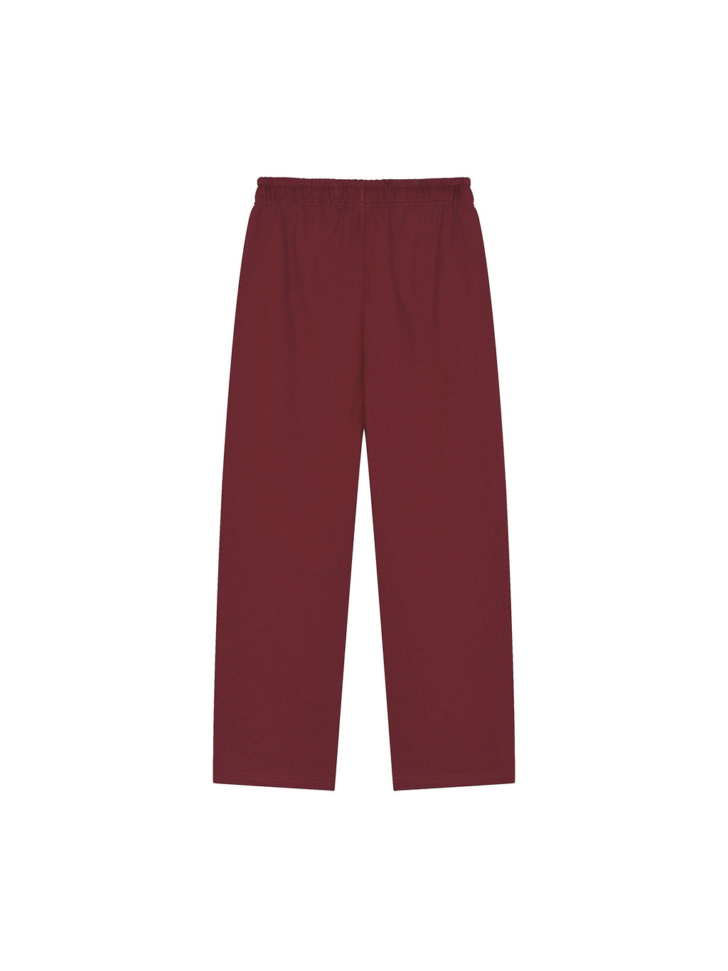 Solid Colour Straight-Leg Sweatpants