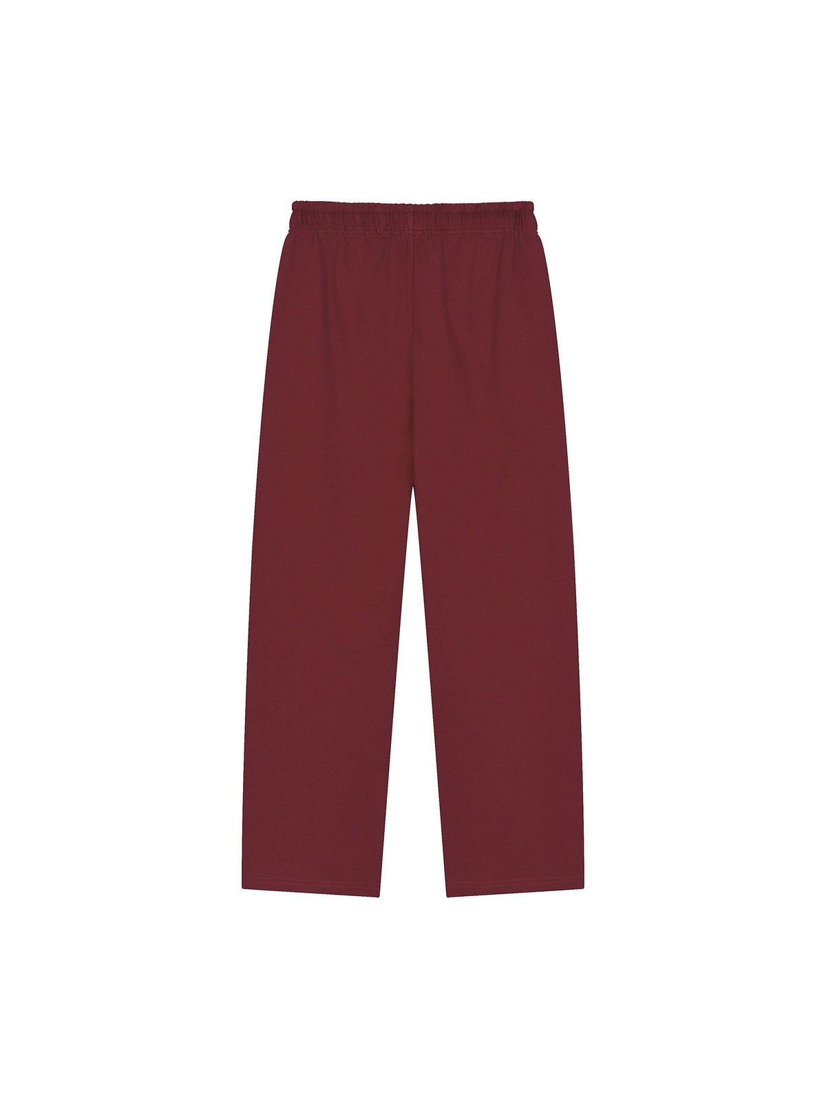 Solid Colour Straight-Leg Sweatpants