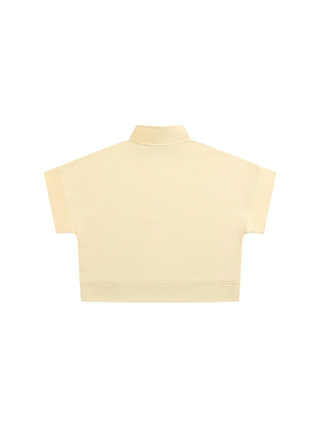 Women's Quarter Zip Crop Sweatshirt