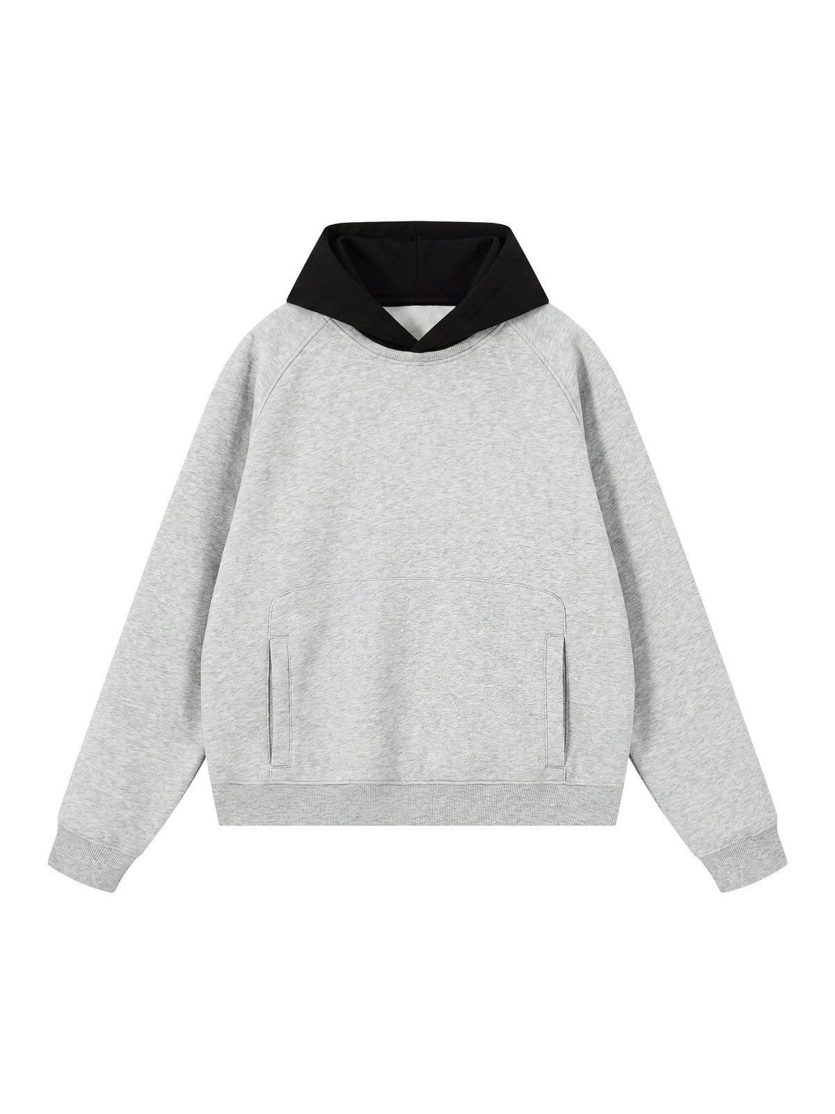Unisex Fleece Raglan Color Block Hoodie