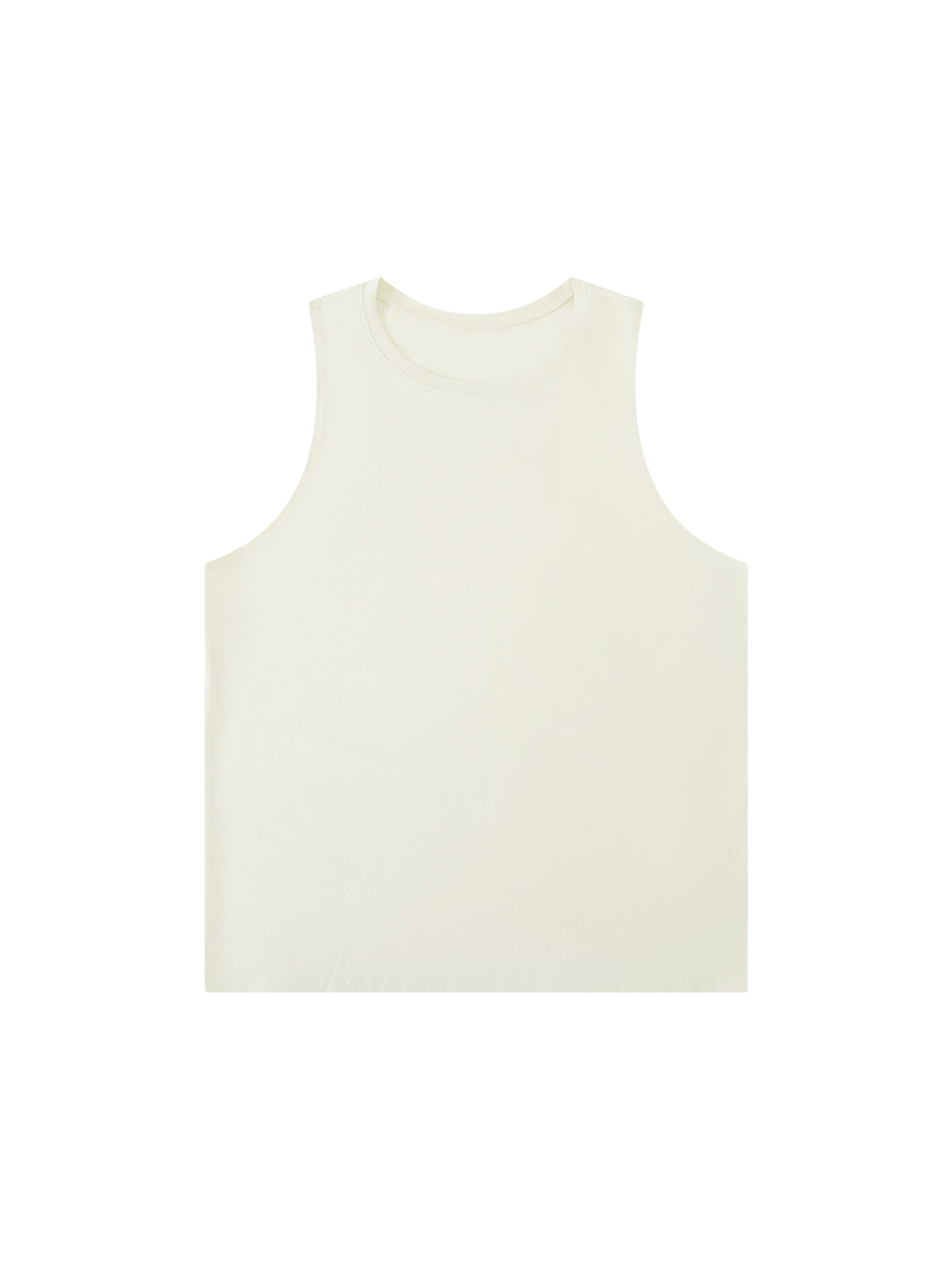 Men's Solid Colour Crewneck Tank Top