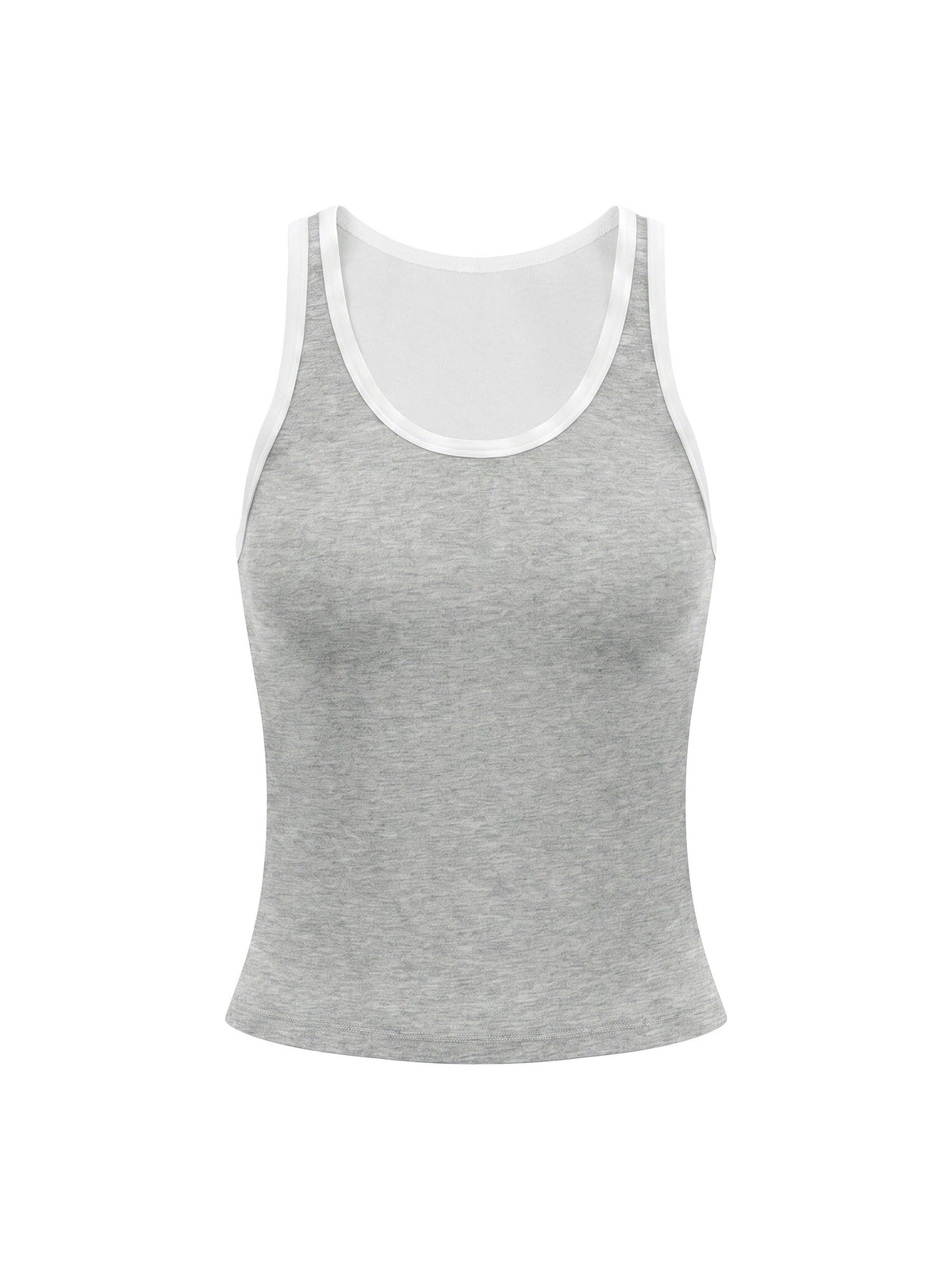 Women's Color Block Cropped Tank Top