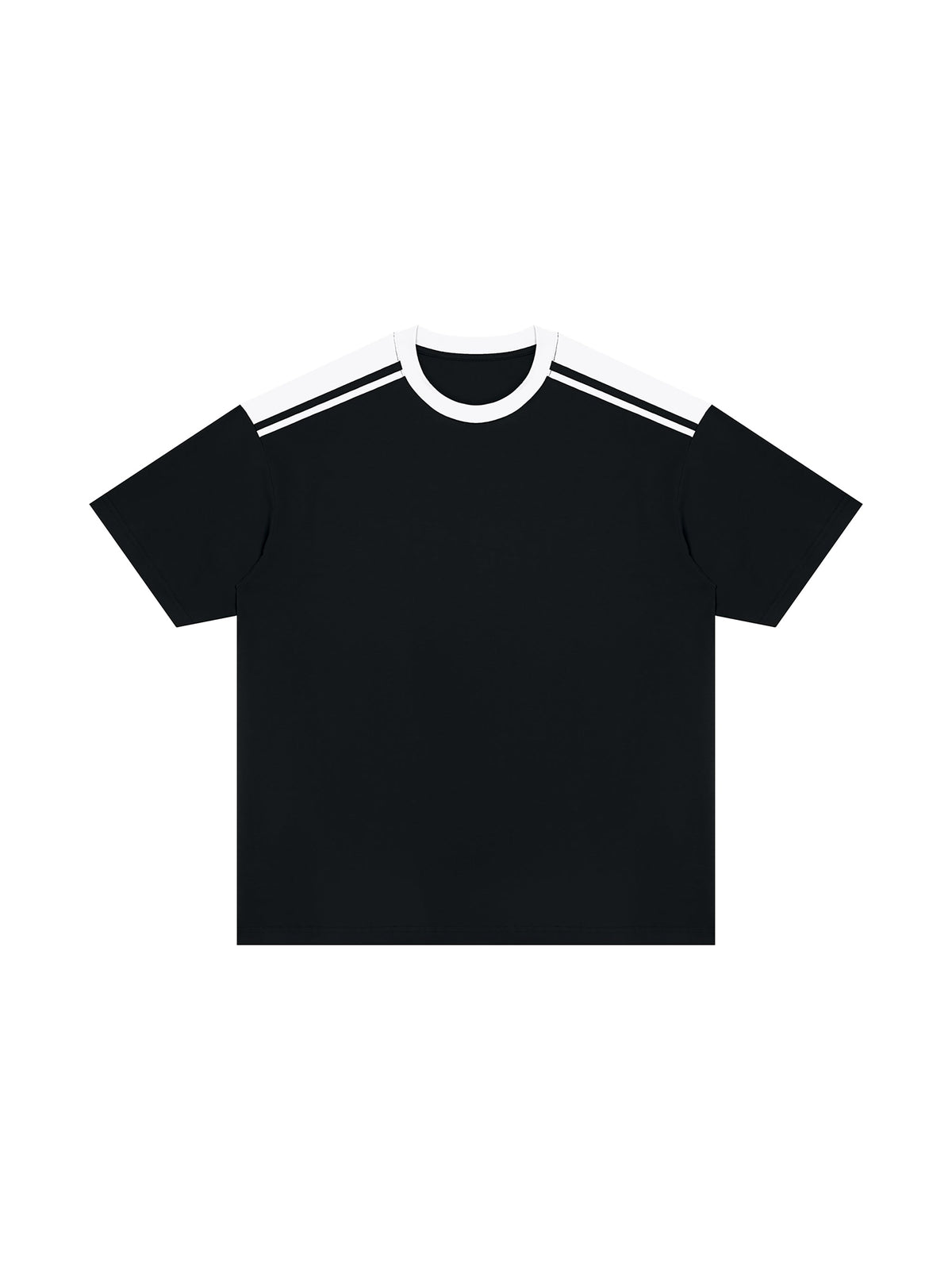Unisex Color Block Loose T-Shirt