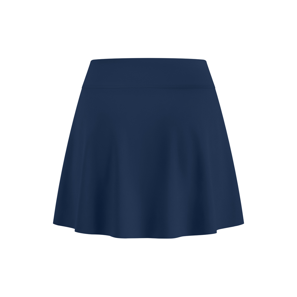 Off Script Women’s Contrast-Stripe Side-Slit A-Line Skirt