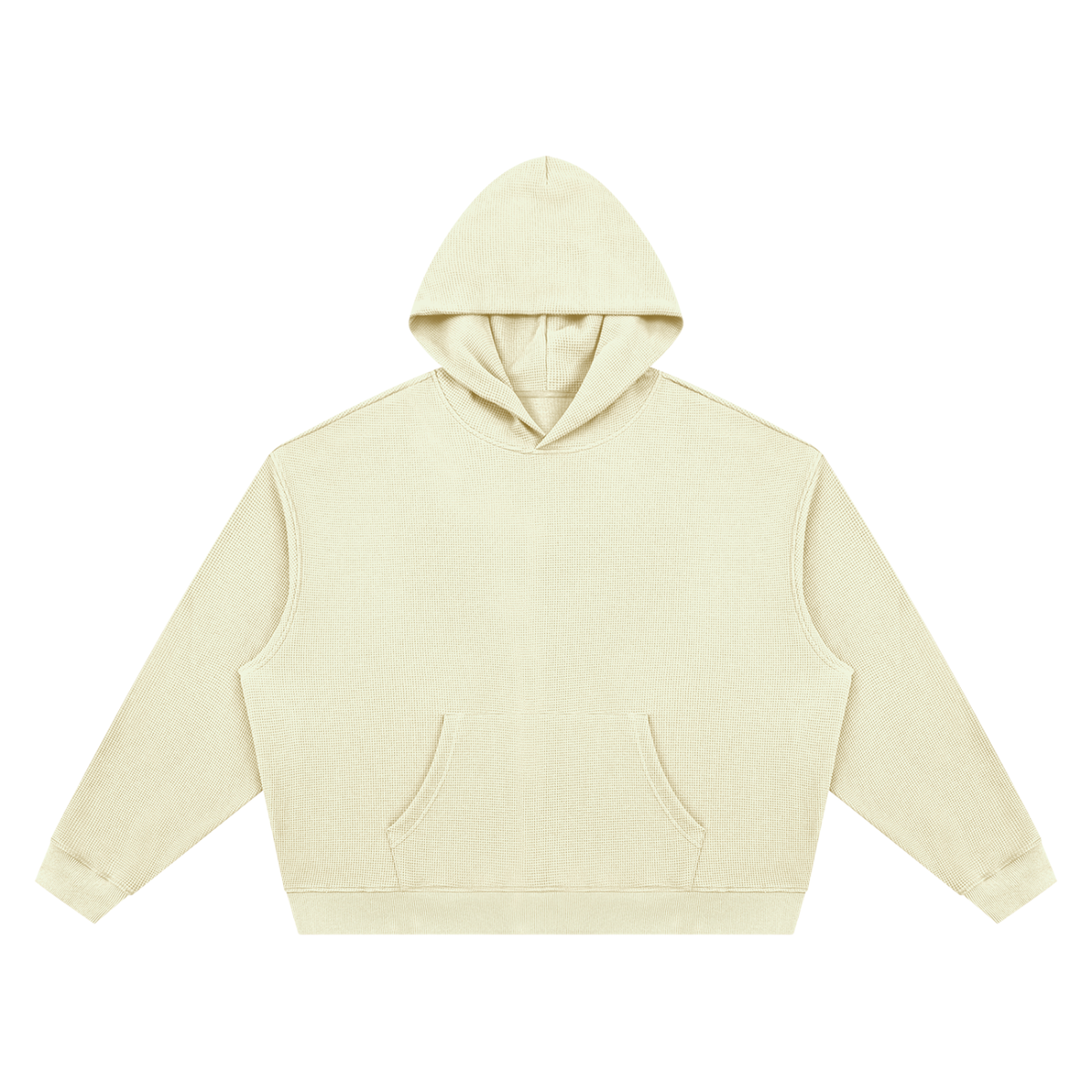 Unisex Waffle Boxy Hoodie