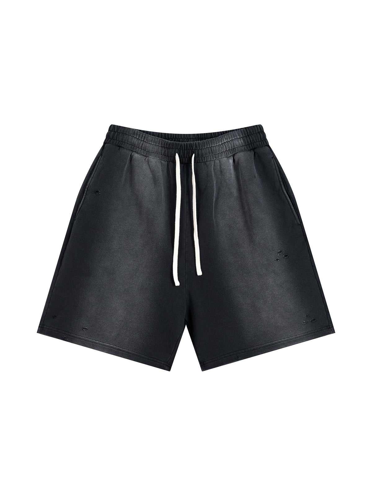 Sun-Faded Distressed Shorts
