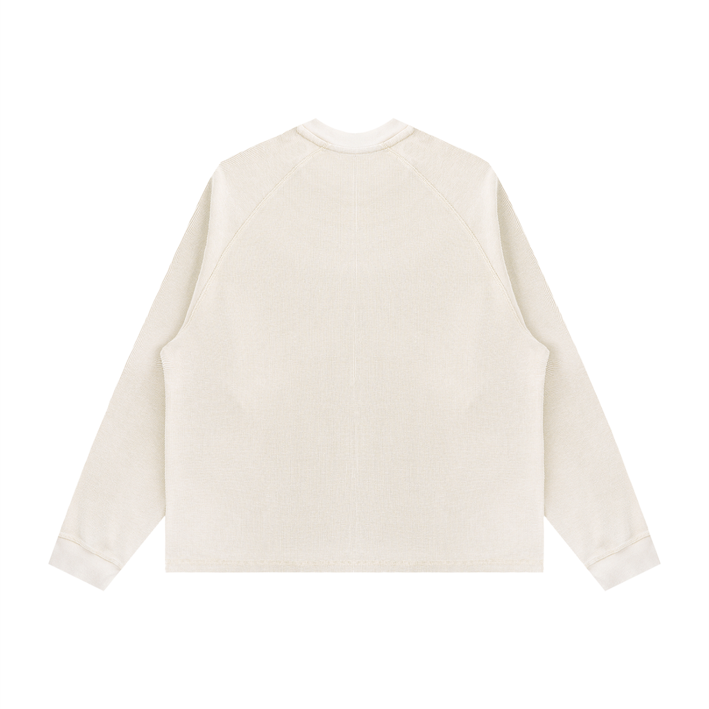 Unisex Vintage Wash Boxy Waffle T-Shirt