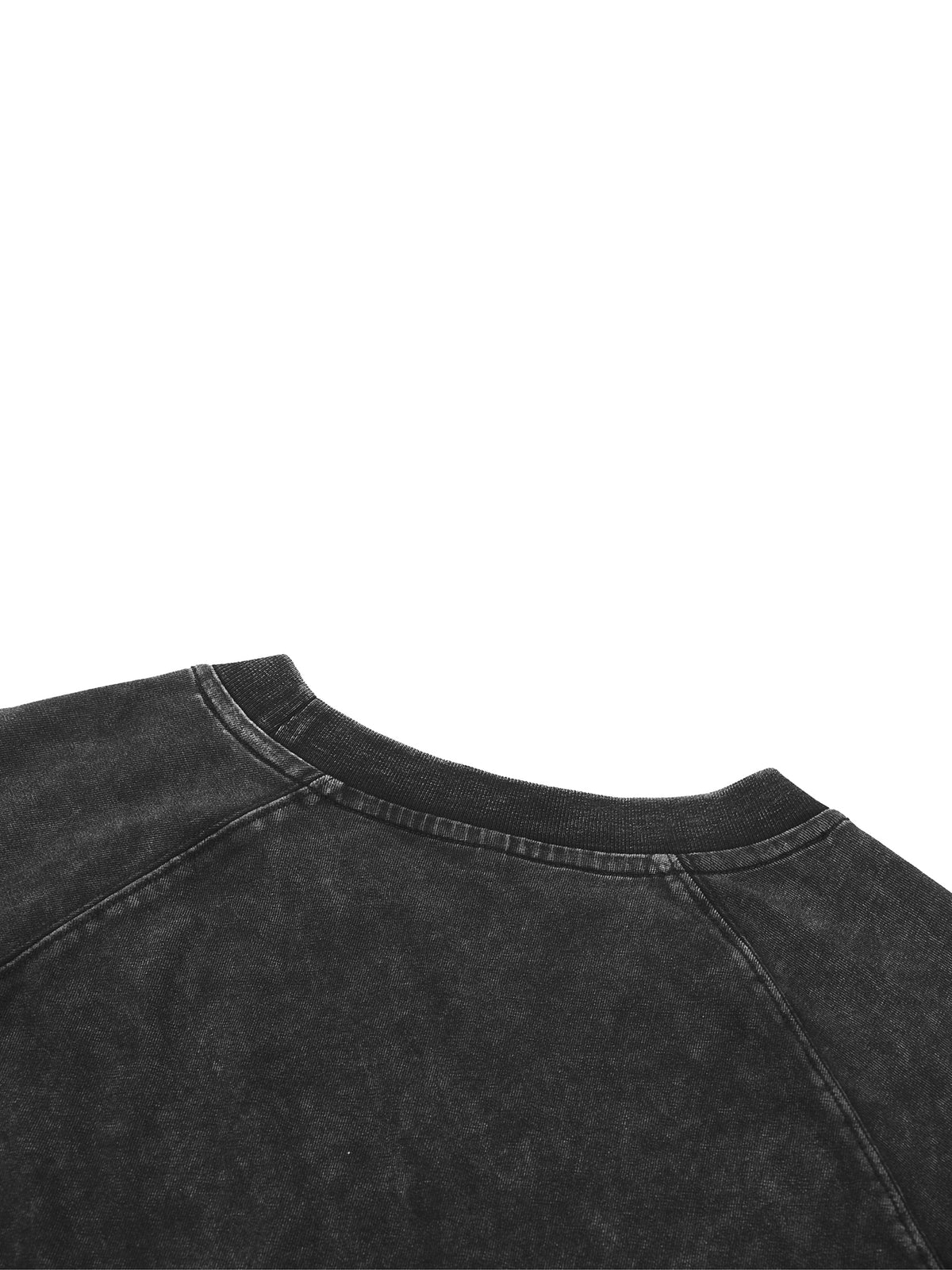 Unisex Mineral Wash Raw Edge T-Shirt