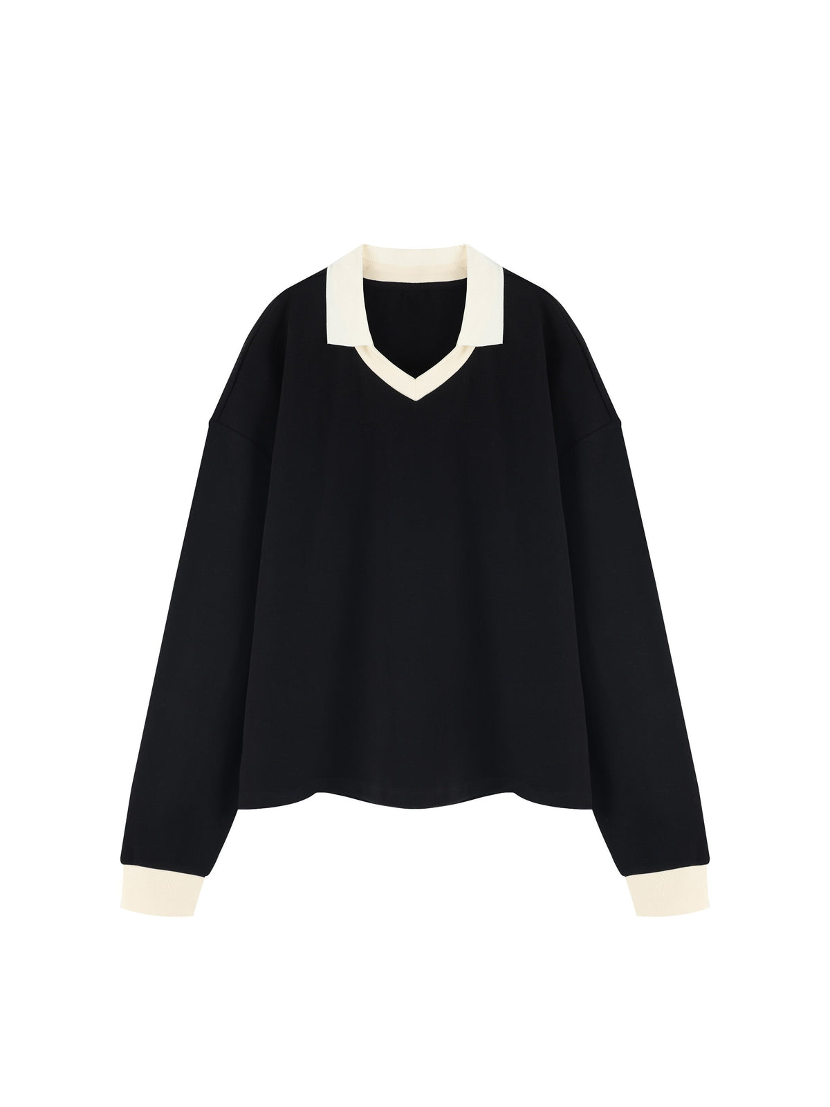 Unisex Color Block Long Sleeve Sweatshirt