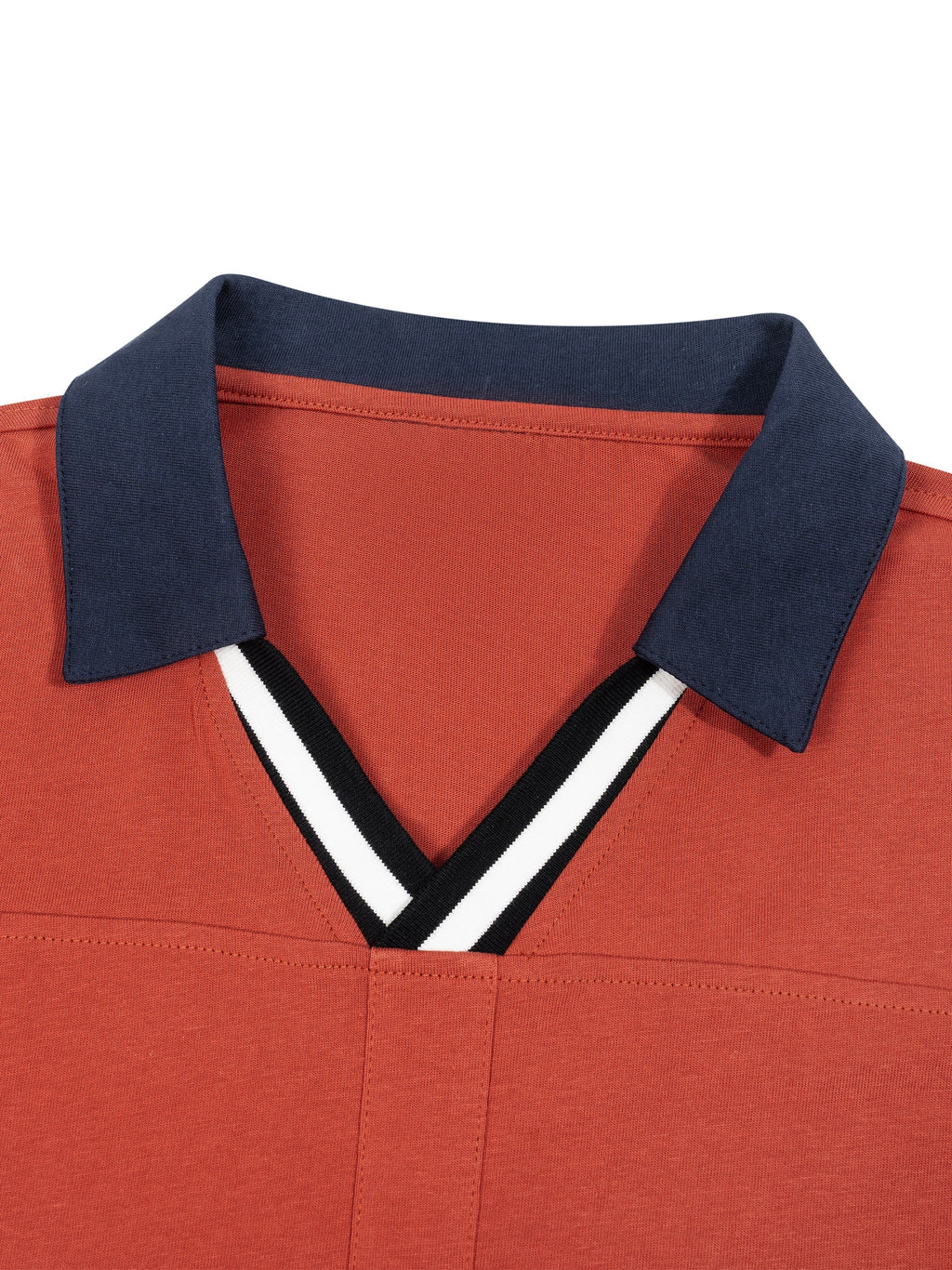 Unisex Boxy Colour Block Polo Shirt