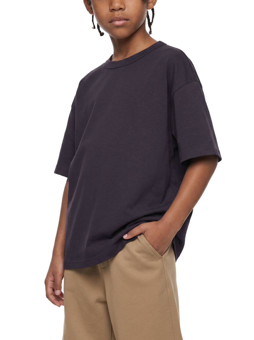 Kids' Loose-Fit Drop-Shoulder T-Shirt