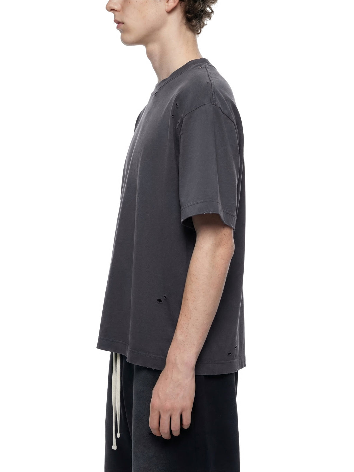 Vintage Washed Distressed Boxy Oversized T-Shirt