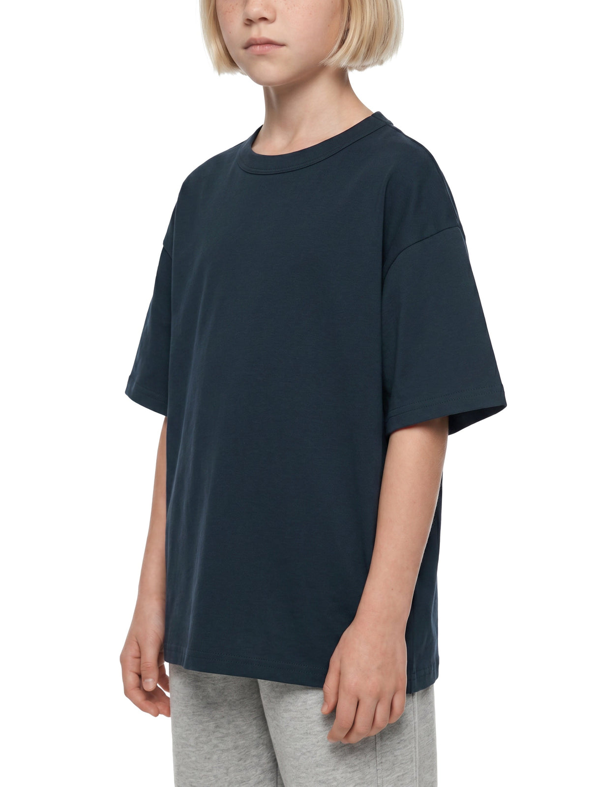 Kids' Loose-Fit Drop-Shoulder T-Shirt
