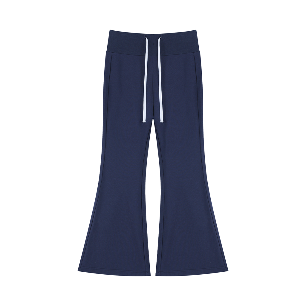 Women's Drawstring Flared Leg Pants