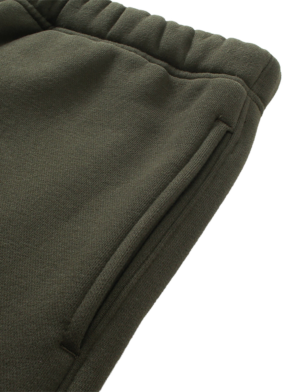 Unisex Solid Colour Fleece Straight-Leg Pants