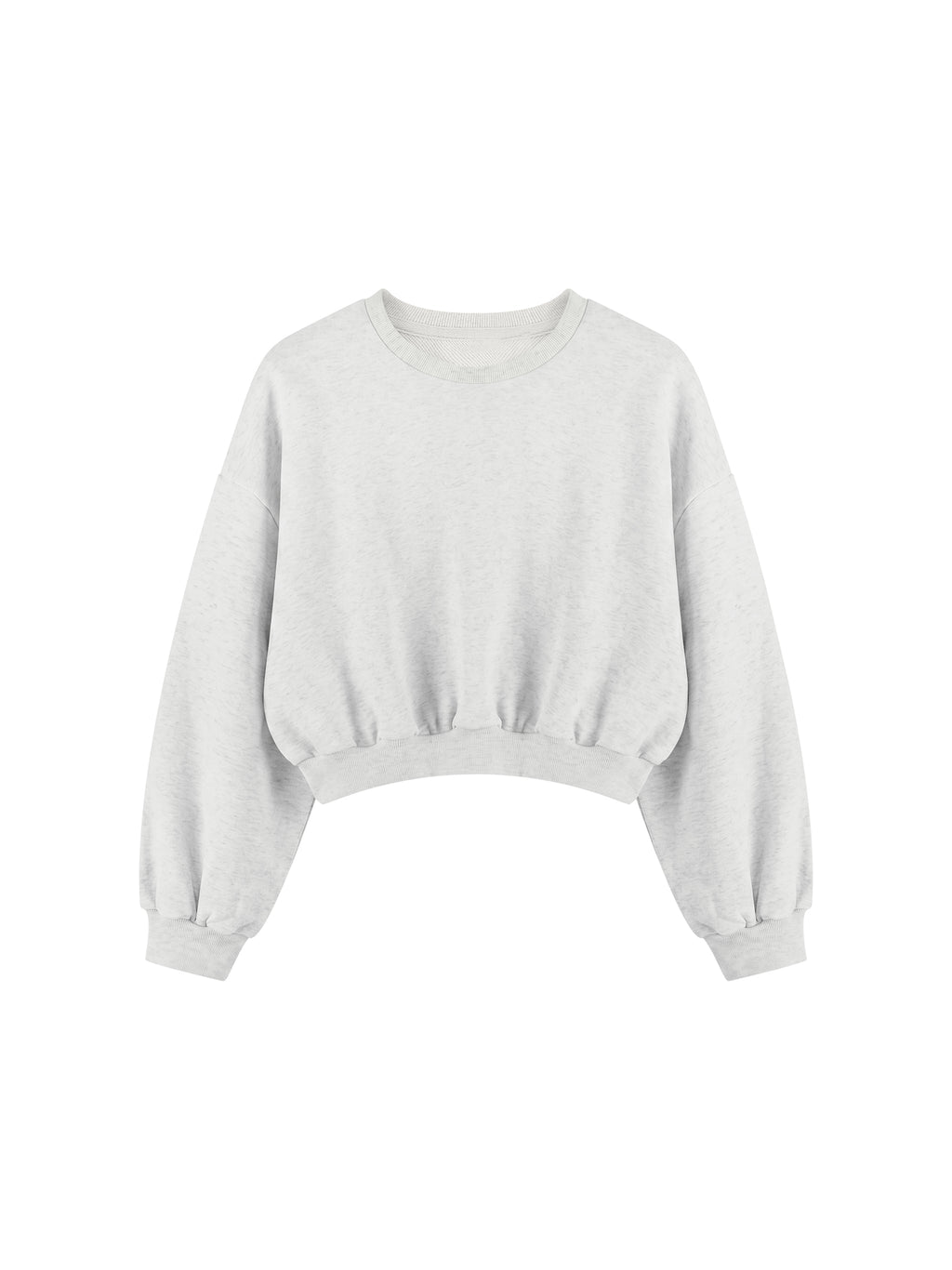Women's Boxy Cropped Crewneck Sweatshirt