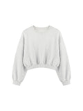 Women's Boxy Cropped Crewneck Sweatshirt