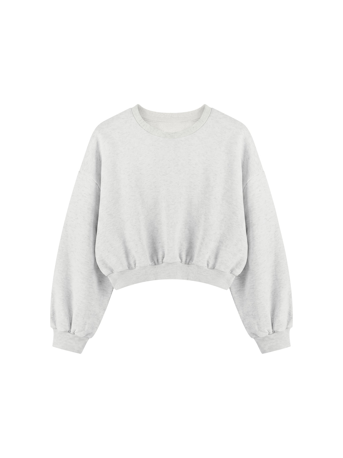 Women's Boxy Cropped Crewneck Sweatshirt
