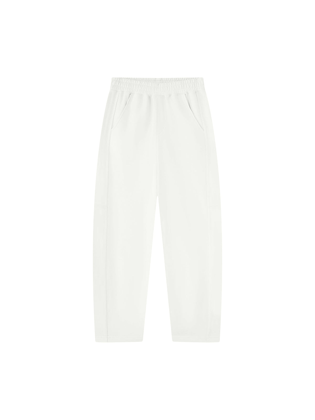 Unisex Tapered Straight Hem Sweatpants