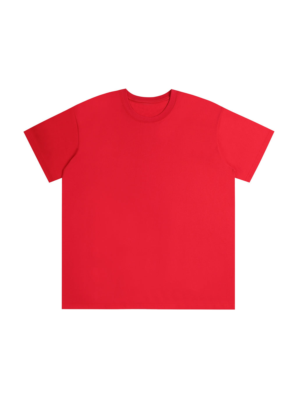 Red Unisex Seamless T-Shirt front view