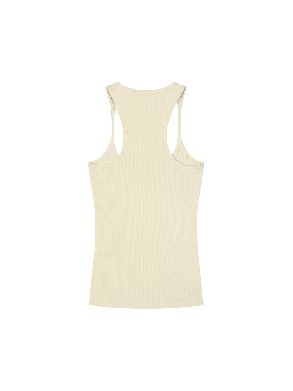 Slim Fit Ribbed Racerback Tank Top