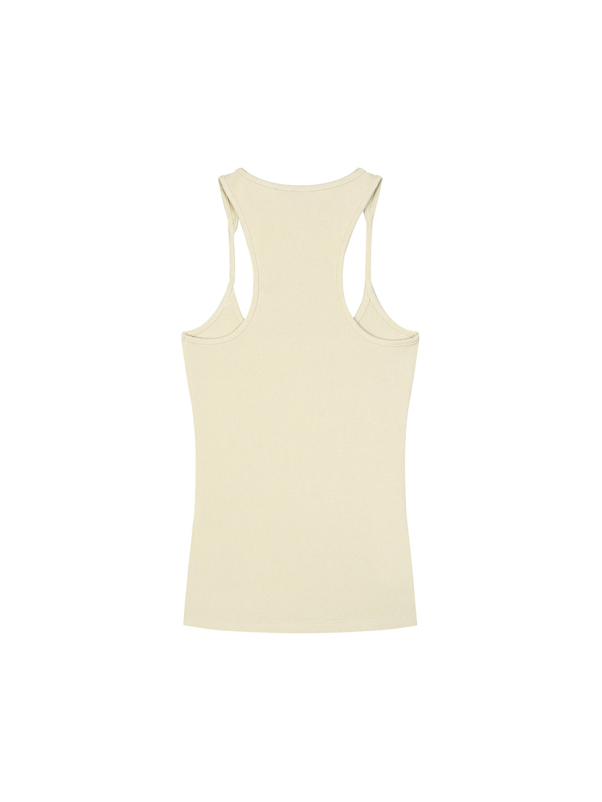 Slim Fit Ribbed Racerback Tank Top