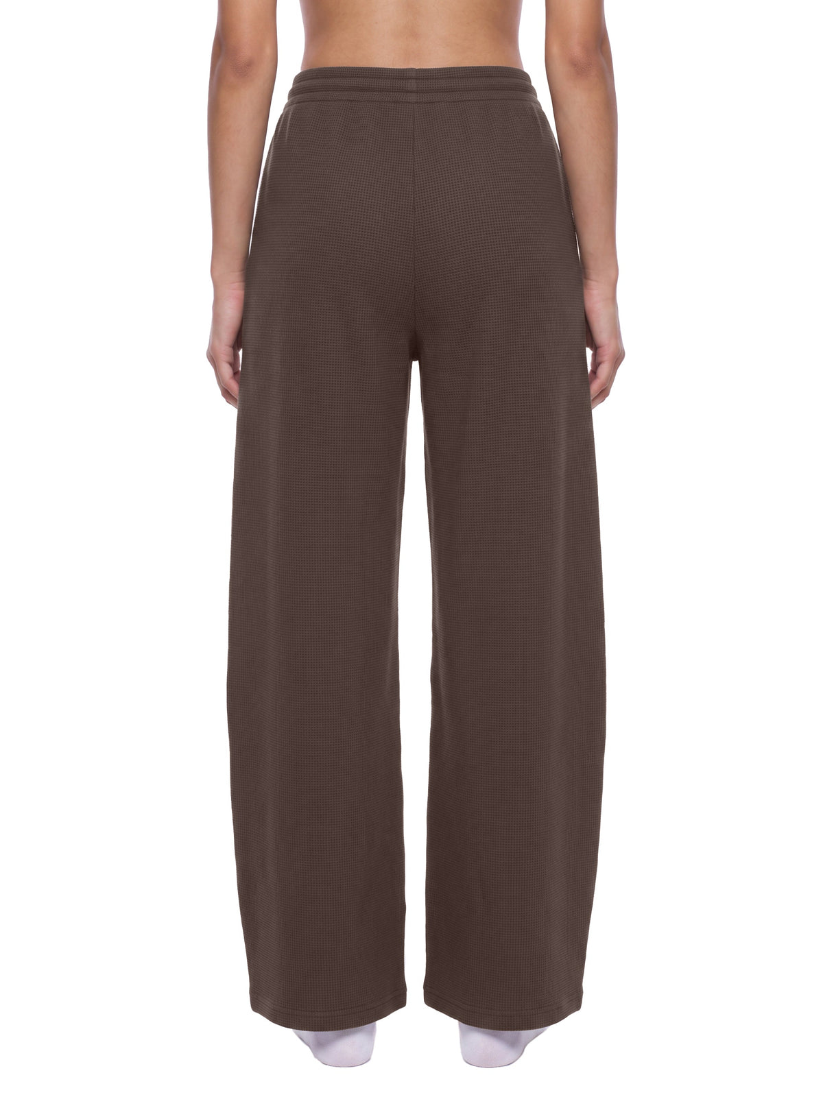 Unisex Waffle Barrel Leg Pants