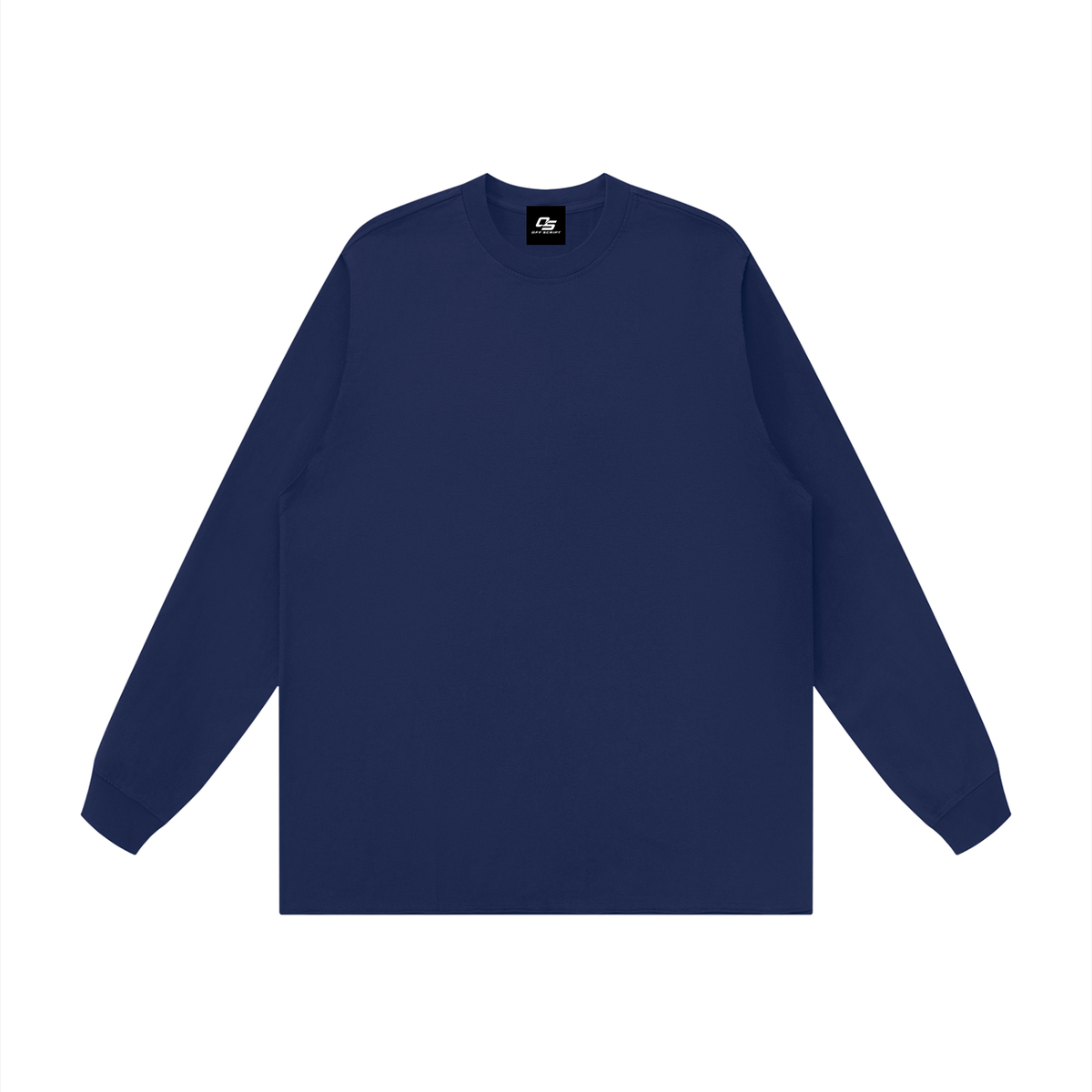 Unisex Raw Hem Long Sleeve T-Shirt