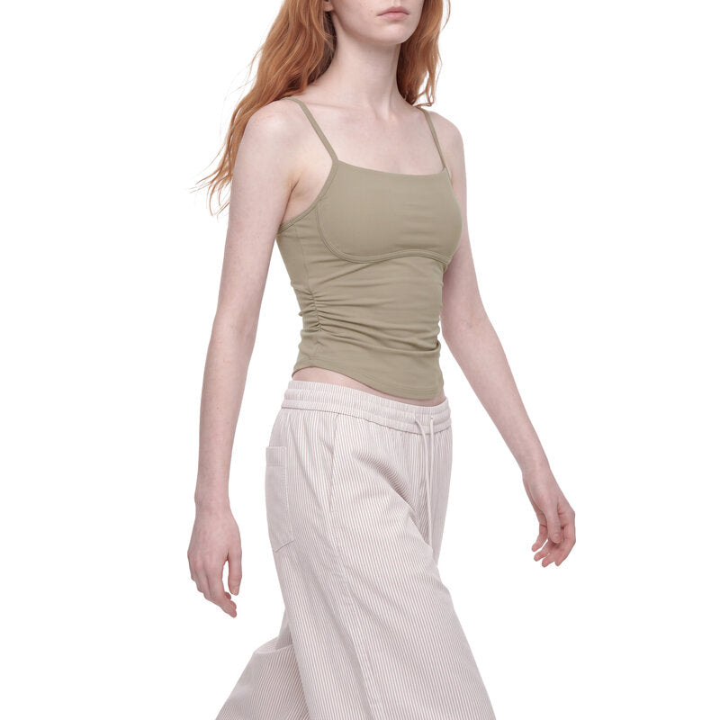 Women's Ruched Yoga Tank Top