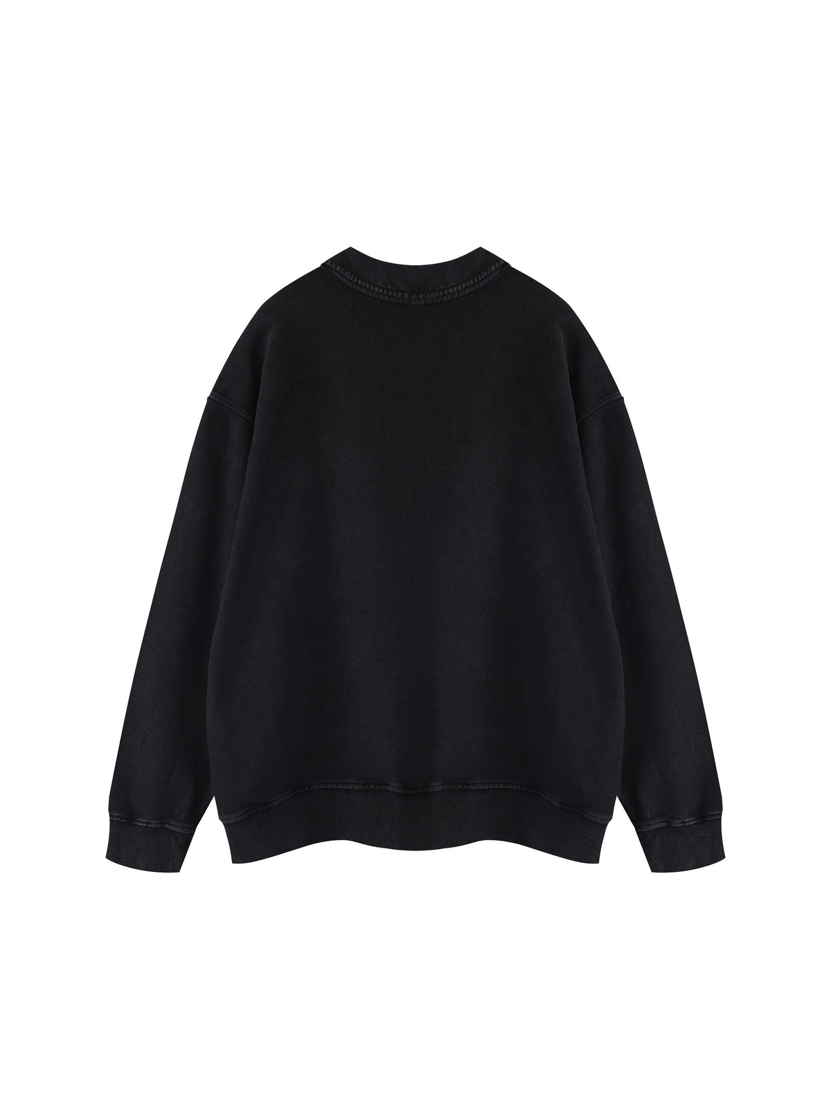 Unisex Vintage Wash Collared Sweatshirt