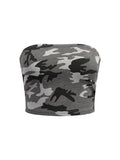Women’s Camo Cropped Tube Top