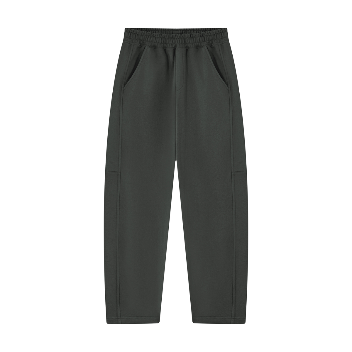 Unisex Tapered Straight Hem Sweatpants