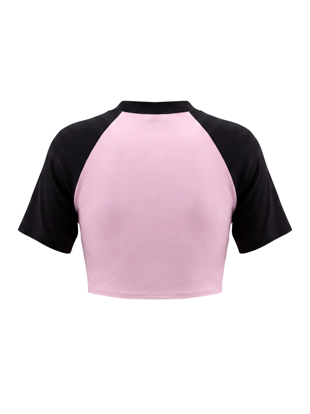 Women’s Color Block Raglan Crop T-Shirt
