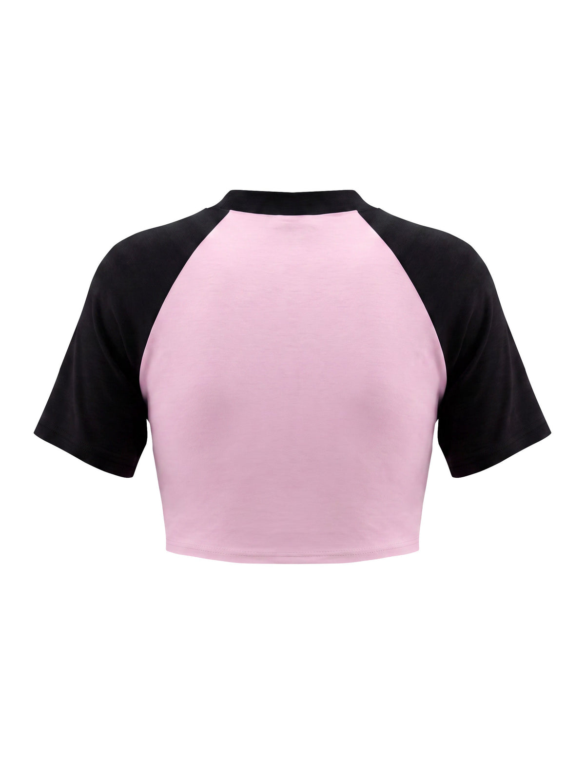 Women’s Color Block Raglan Crop T-Shirt