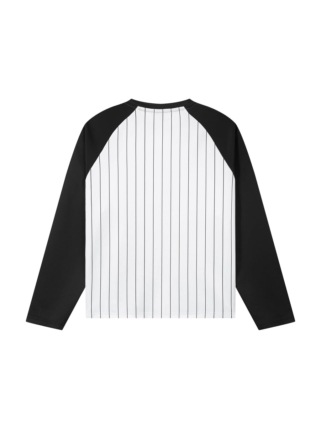 Unisex Striped Raglan Long Sleeve T-Shirt