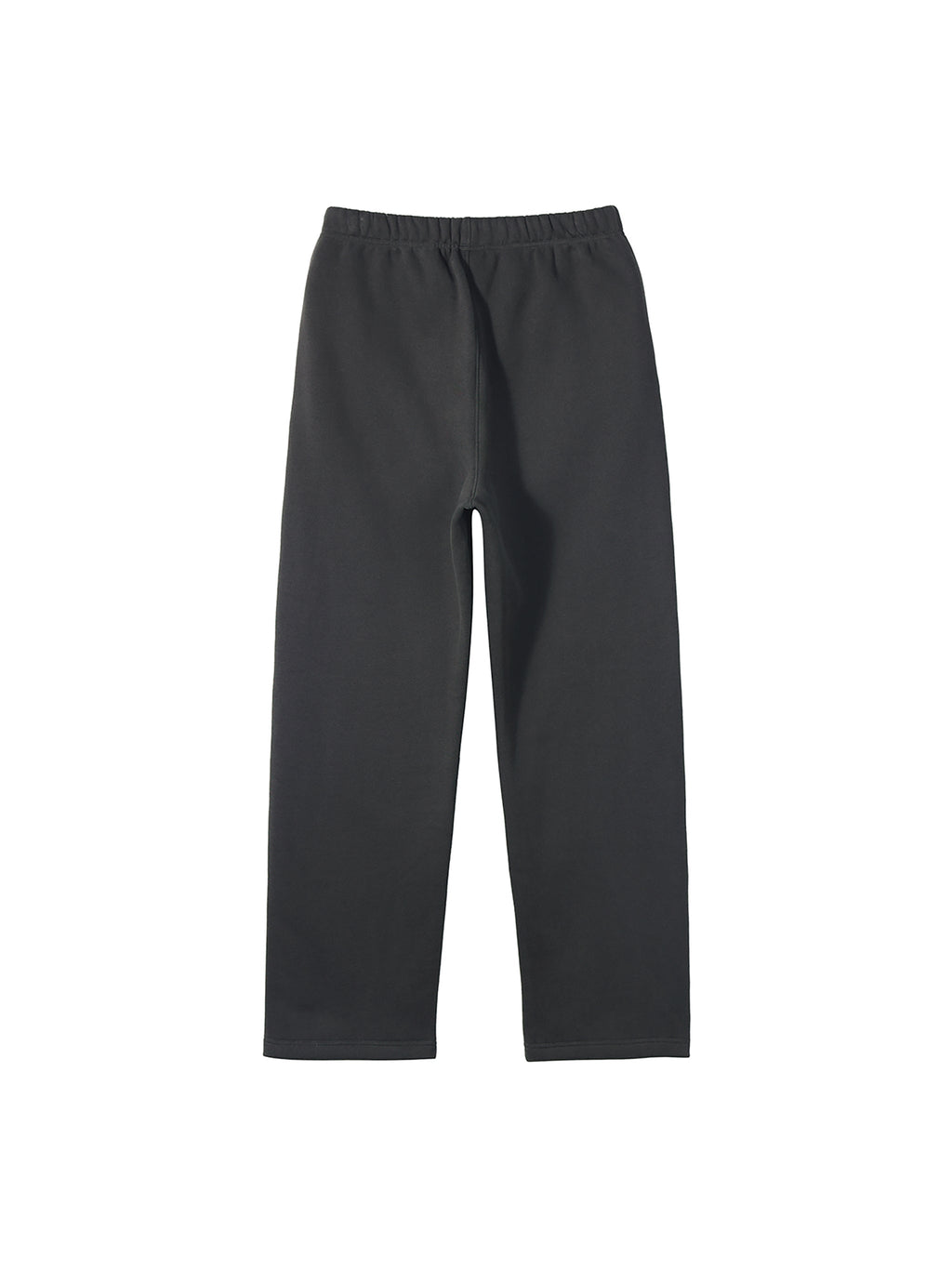 Unisex Solid Colour Fleece Straight-Leg Pants