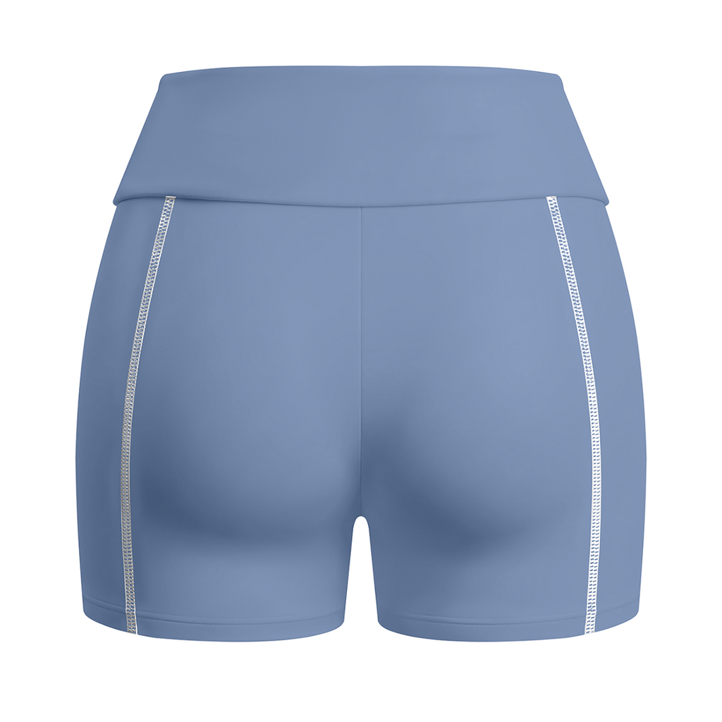 Off Script Women’s Contrast Stitch Biker Shorts