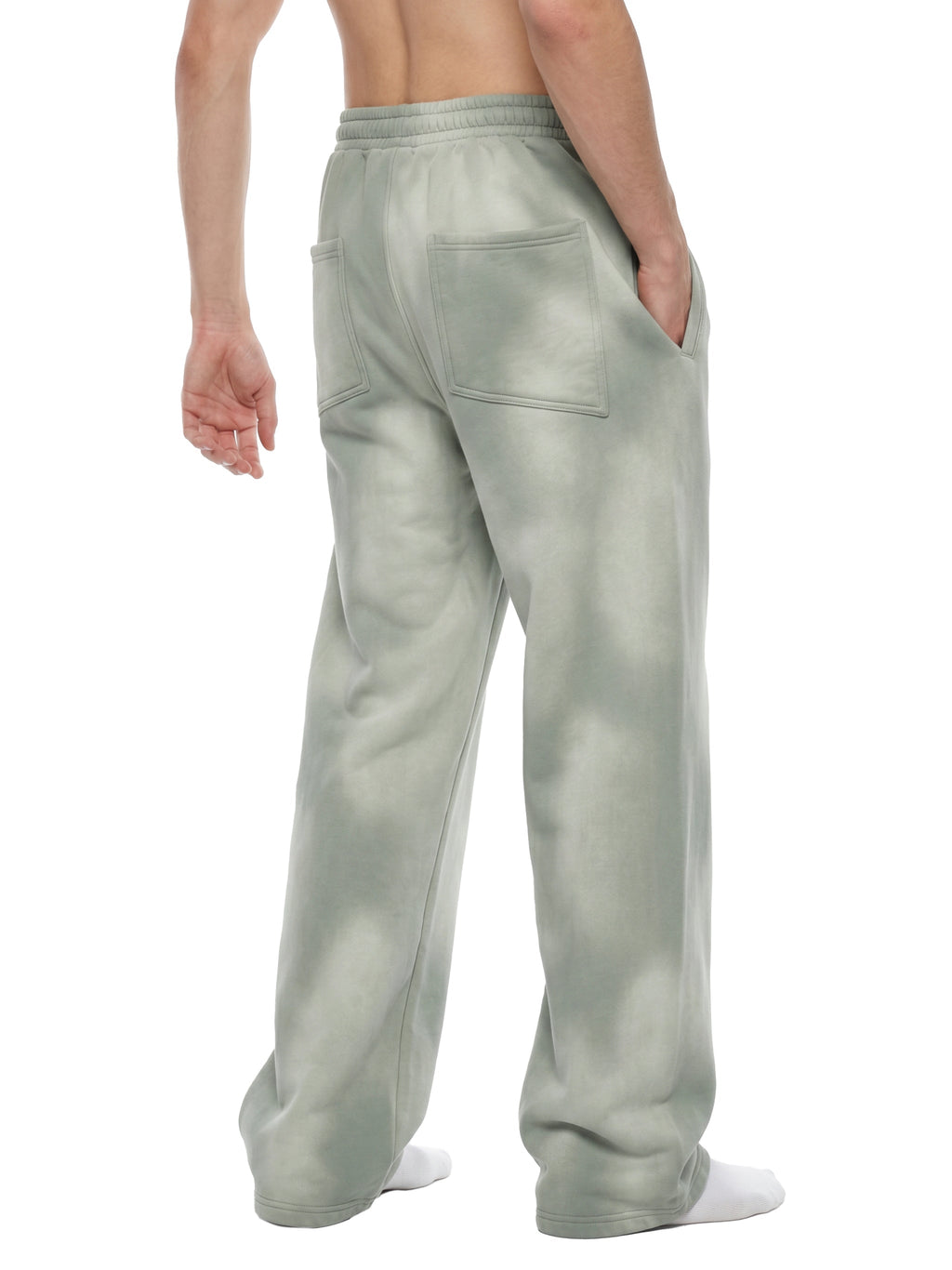 Unisex Sunfade Wide-Leg Fleece Sweatpants