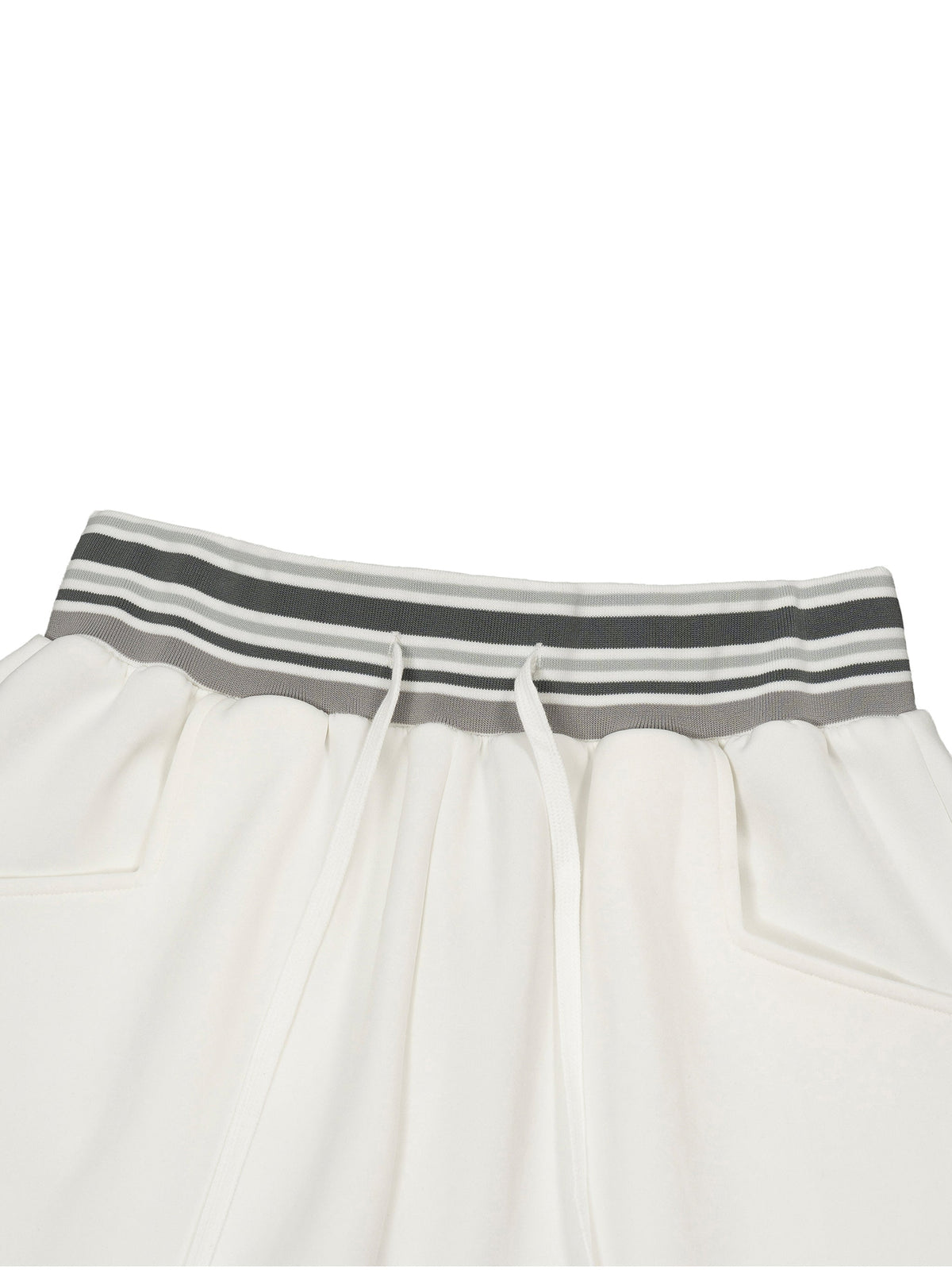 Striped Waist Wide-Leg Pants
