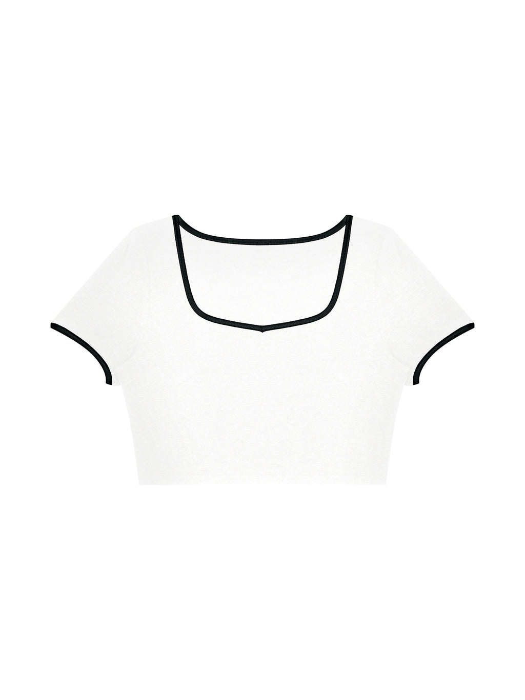 Women's Color Block Crop T-Shirt