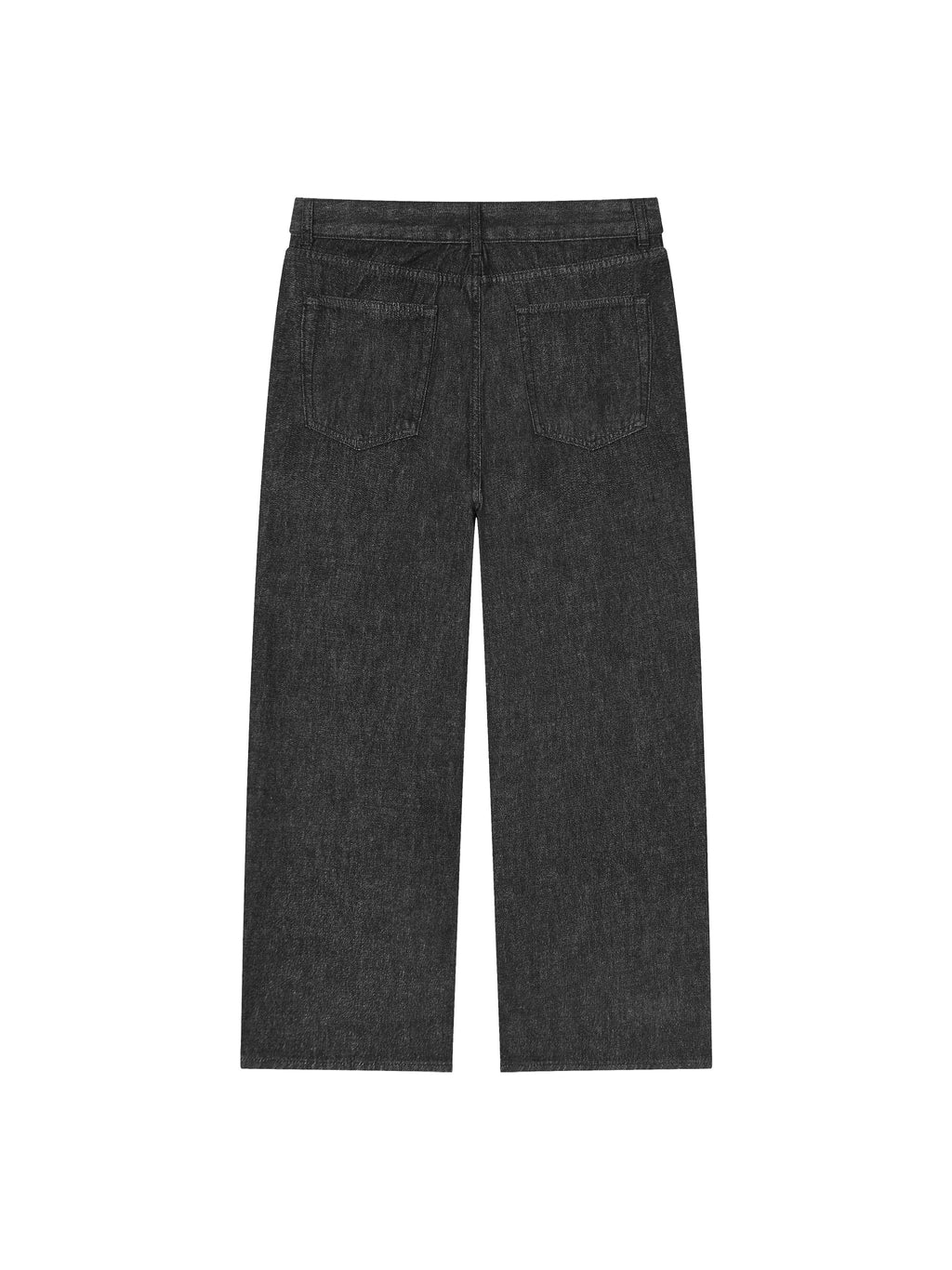 Unisex Vintage Wash Straight Leg Jeans