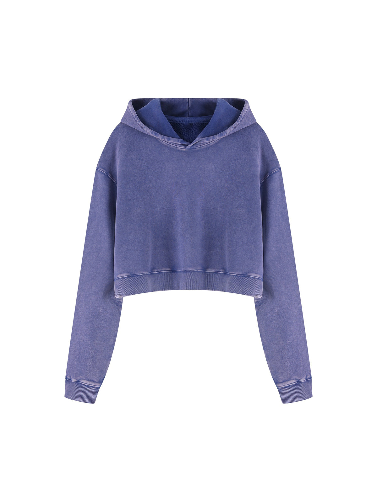 Women’s Mineral Washed Crop Hoodie