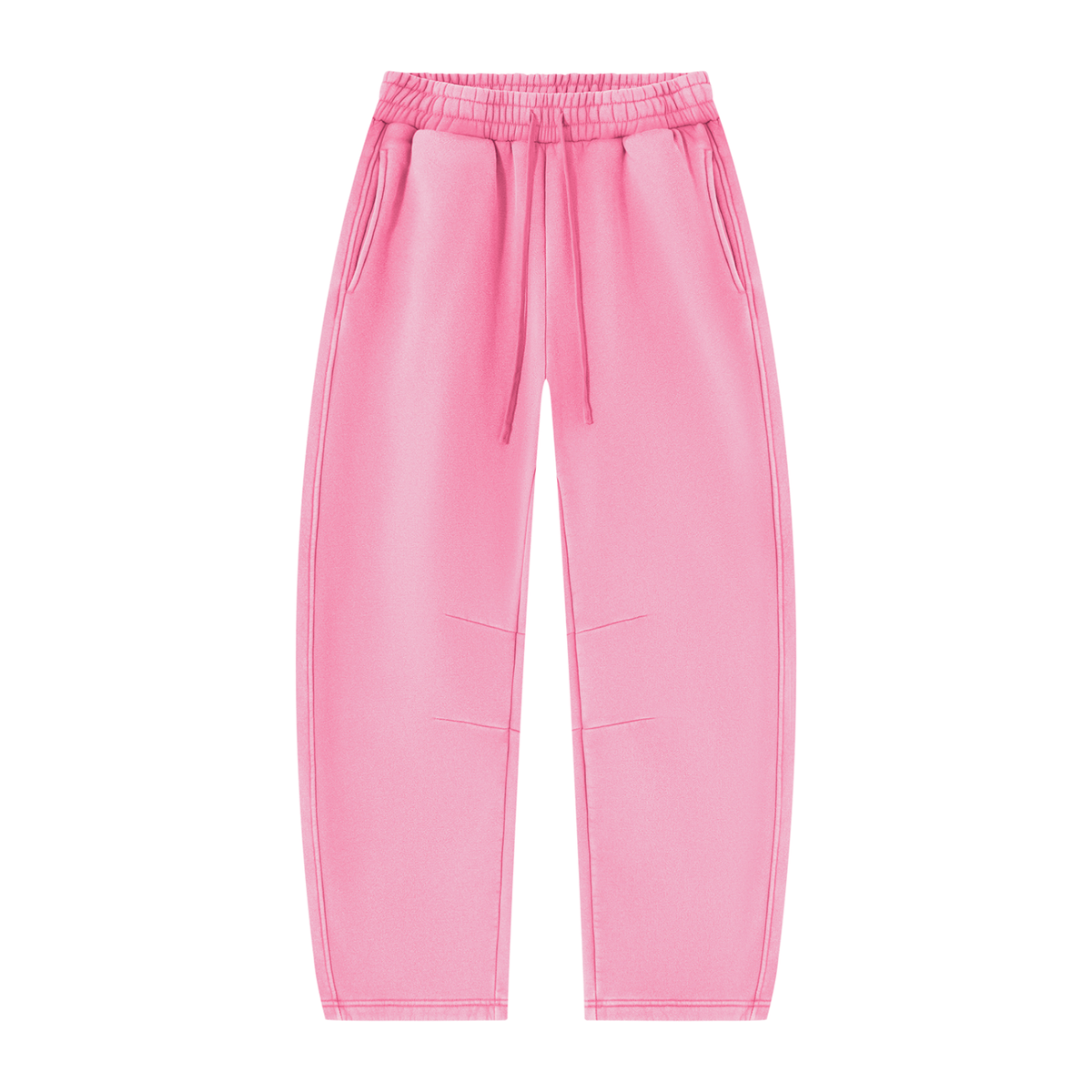Unisex Vintage Wash Barrel-Leg Fleece Sweatpants V3