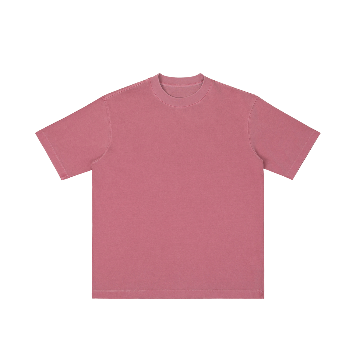 Ancora Red Unisex Vintage-Wash Drop-Shoulder T-Shirt front view