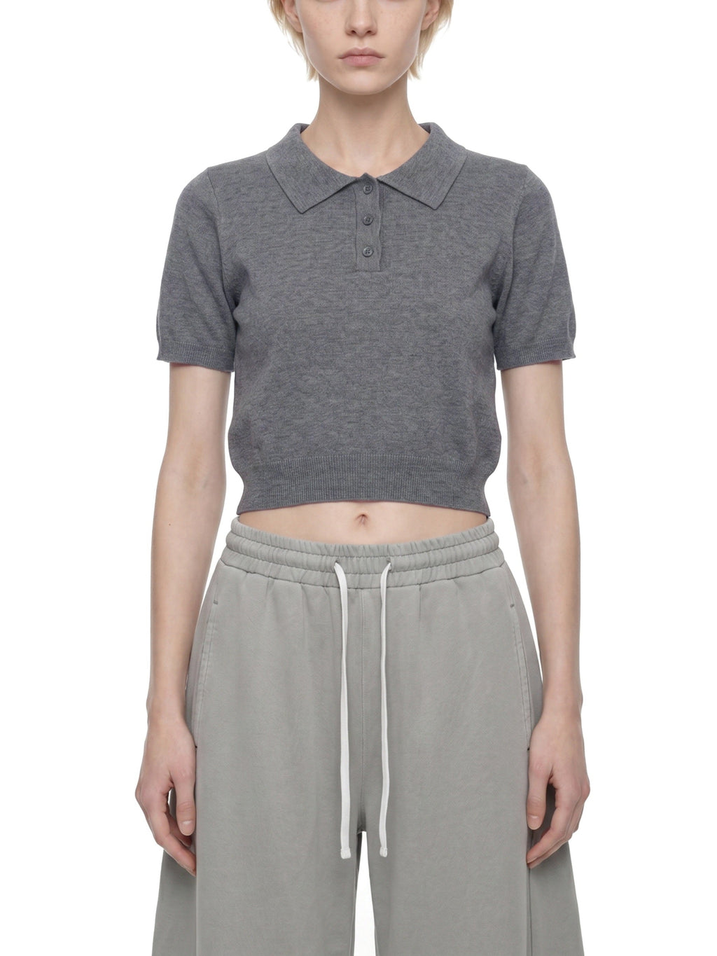 Women’s Knit Cotton Polo Shirt