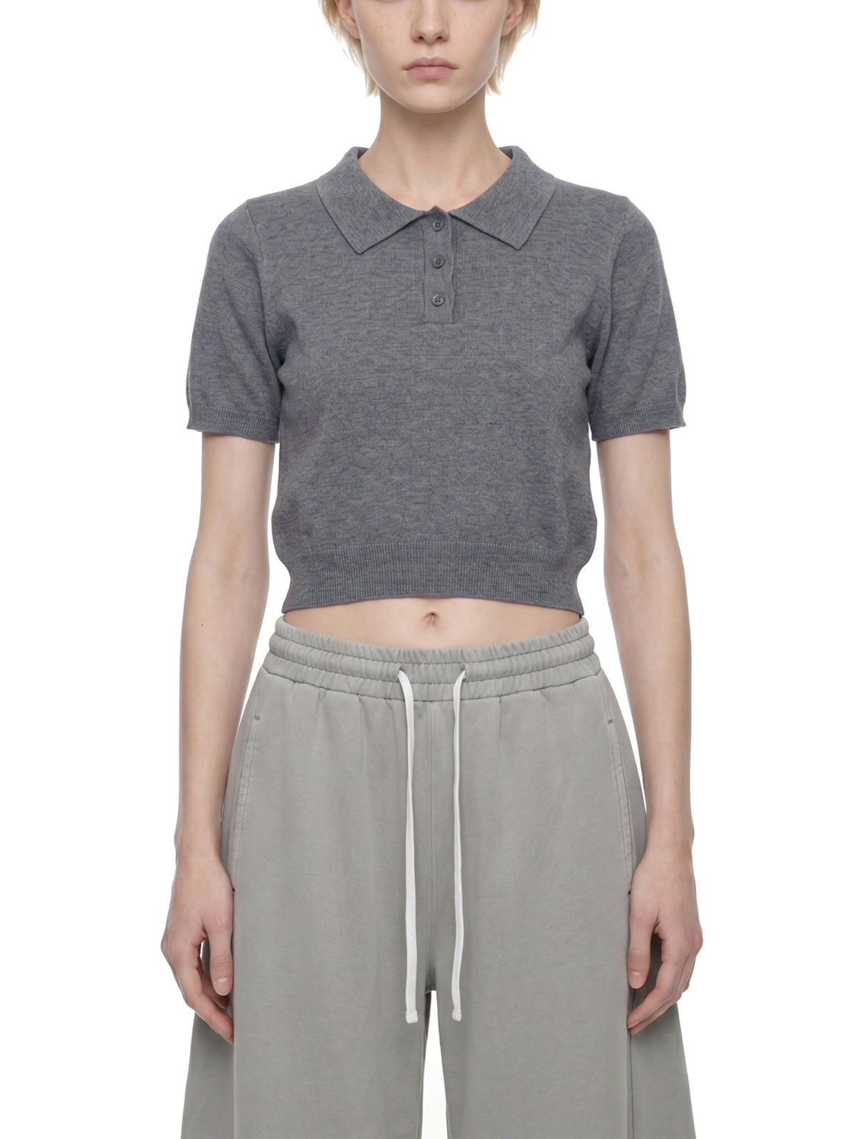 Women’s Knit Cotton Polo Shirt