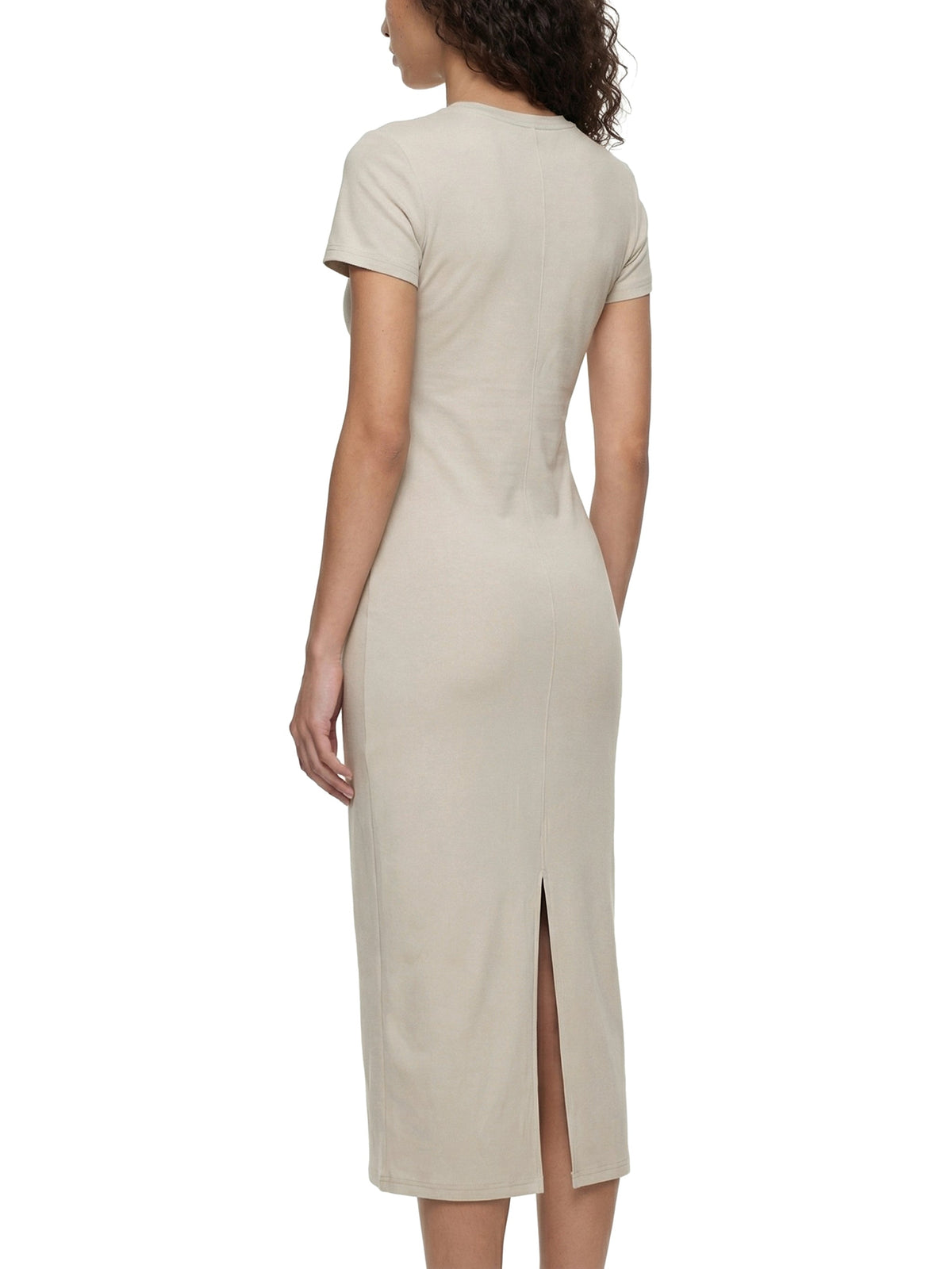 Women's V-Neck Short Sleeve Maxi Dress